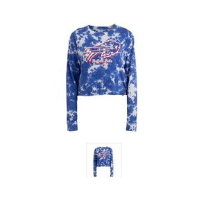 Buffalo Bills Tie-Dye Cropped T-shirt